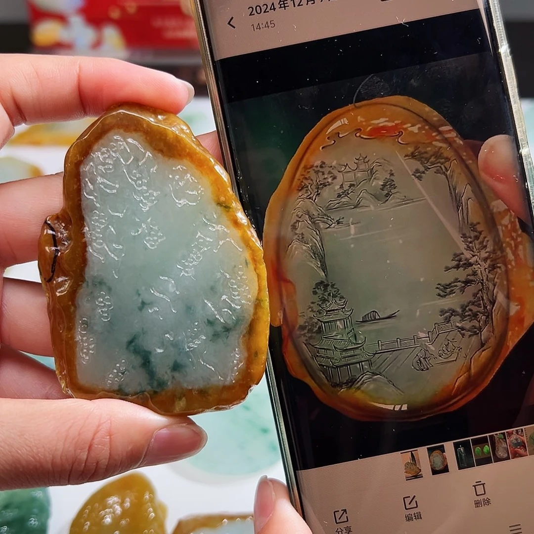 定制翡翠未镶嵌翡翠定制