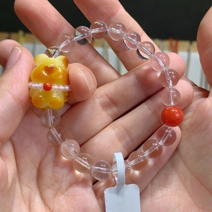 *****蜜蜡未镶嵌手链8.3mm