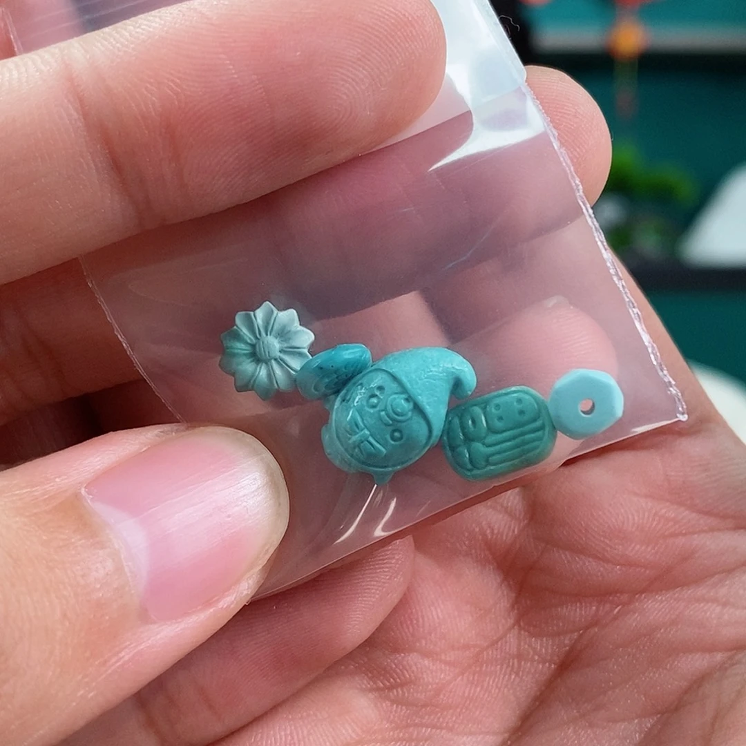 绿松石珠宝奇石未镶嵌