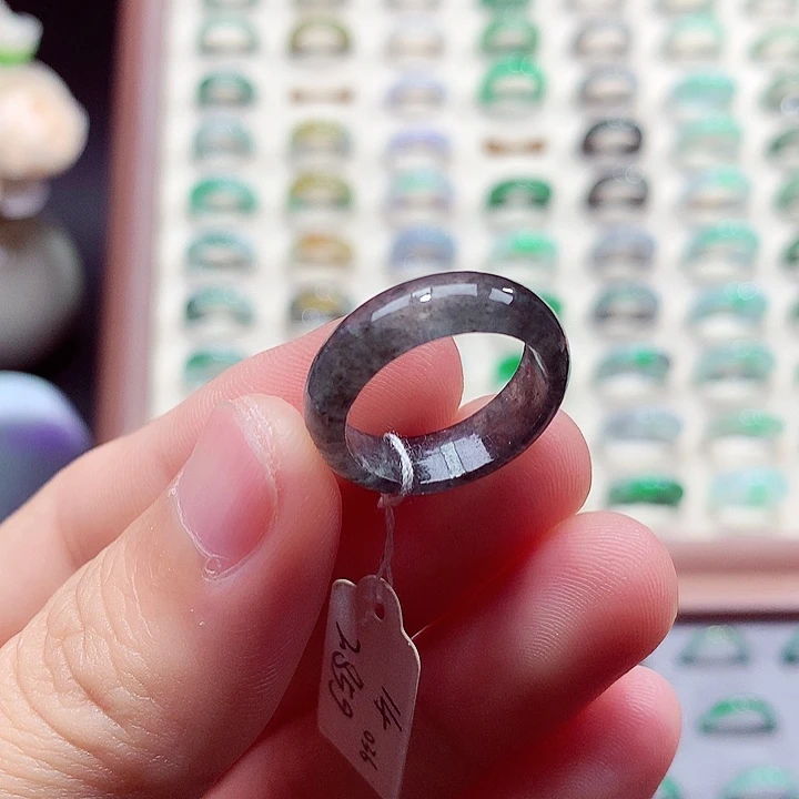 翡翠未镶嵌戒指14号