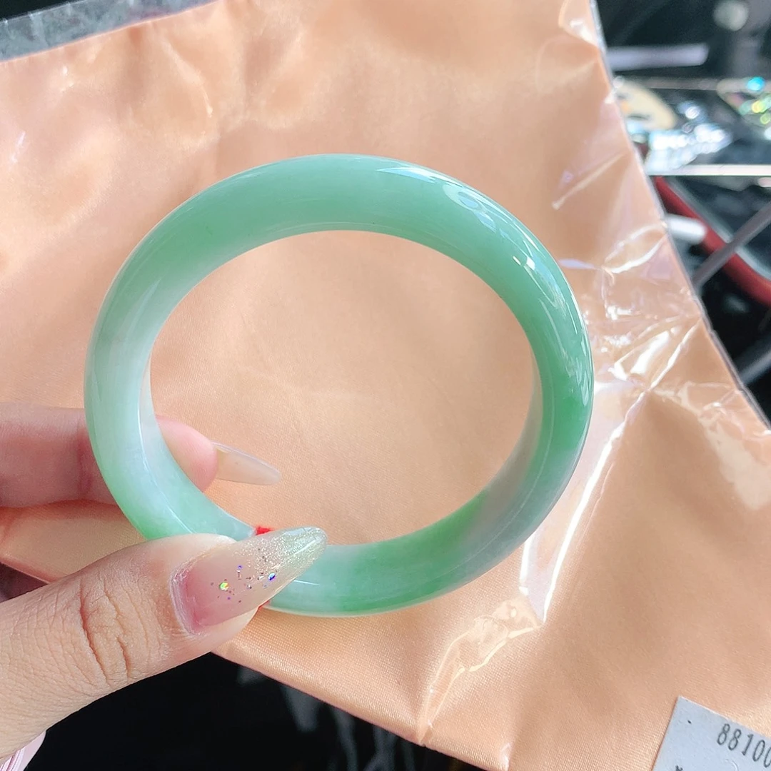 未镶嵌手镯翡翠60圈1008