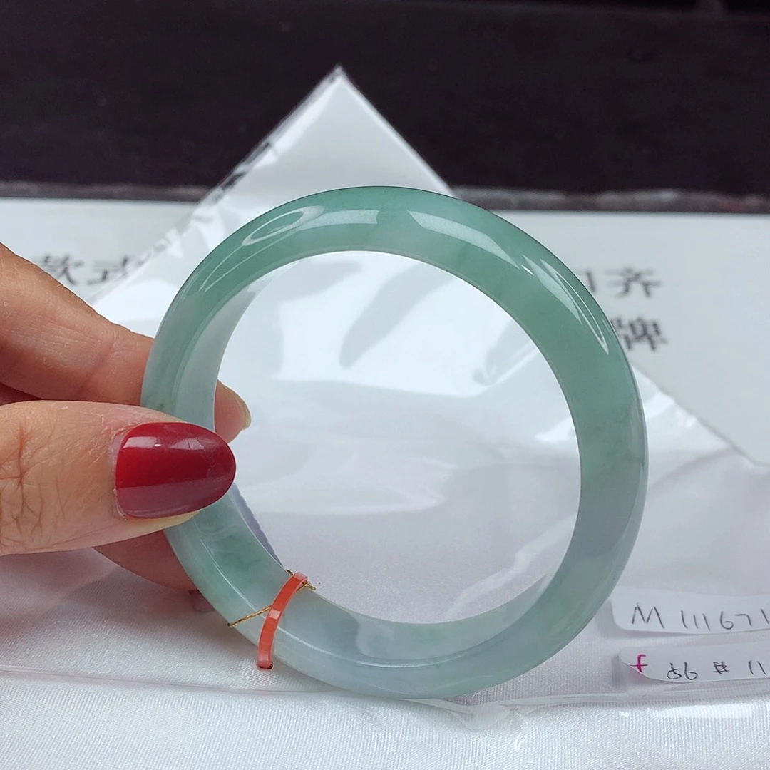 翡翠手镯未镶嵌56圈1671