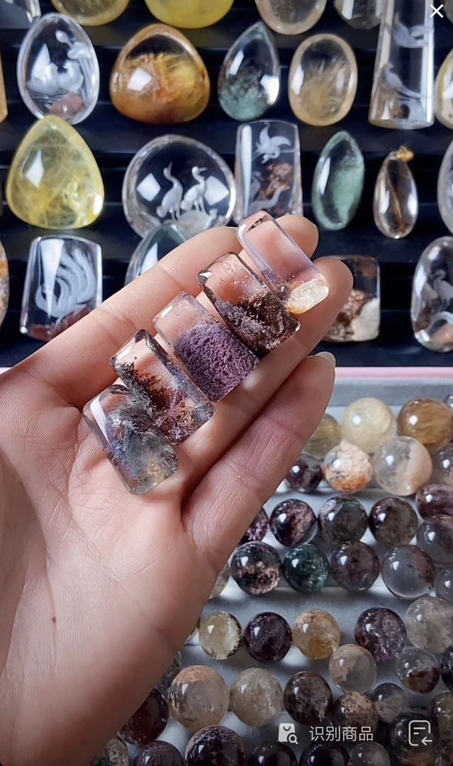 非金属皮质吊坠 无事牌5颗➕5条黑绳