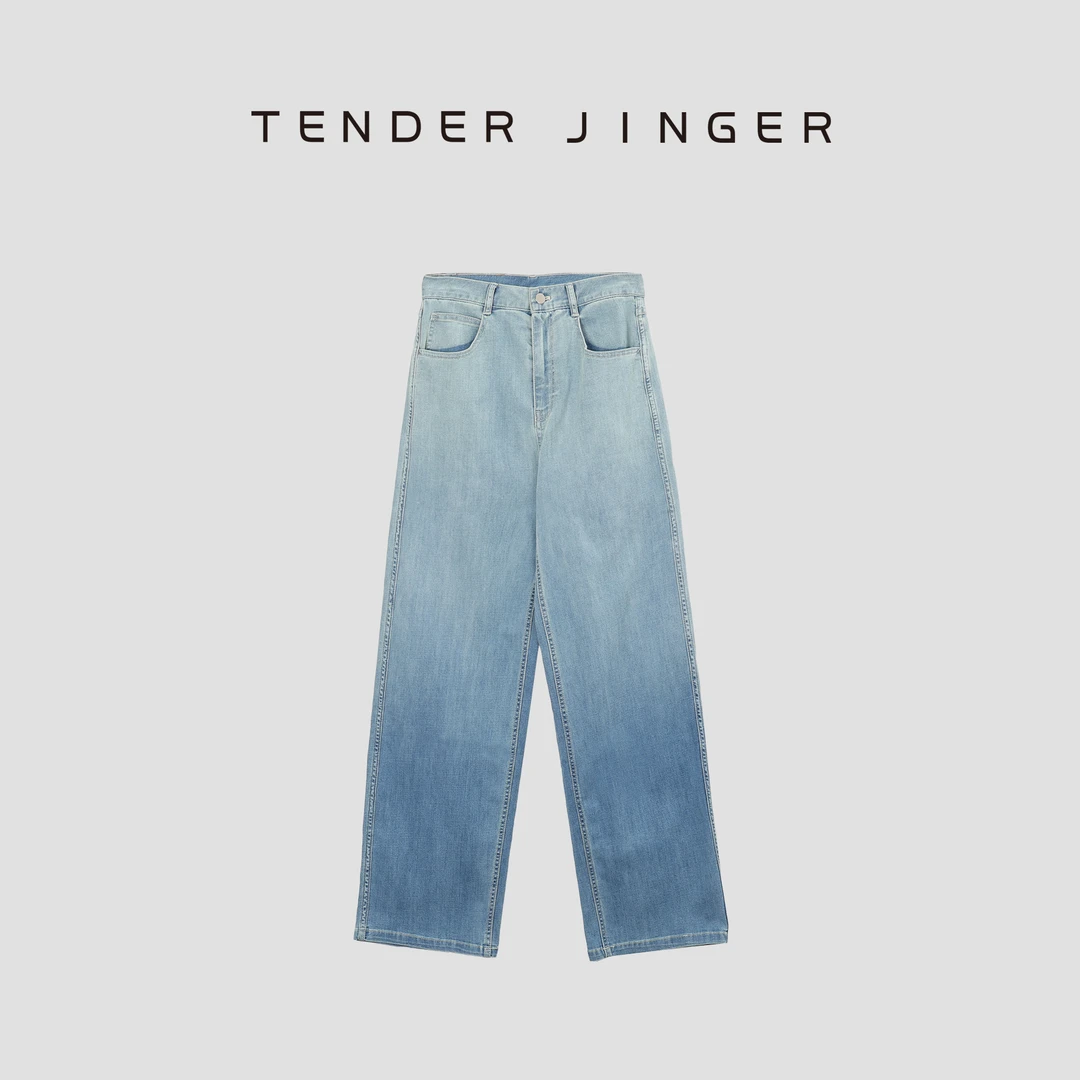 【BASICS】2024夏中高腰渐变色牛仔裤T42PH77461