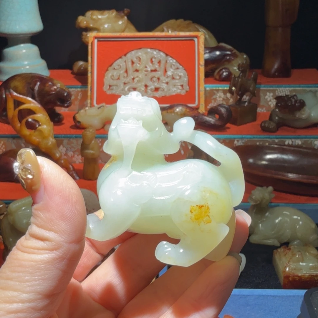 古***店和田玉（糖玉）未镶嵌挂件