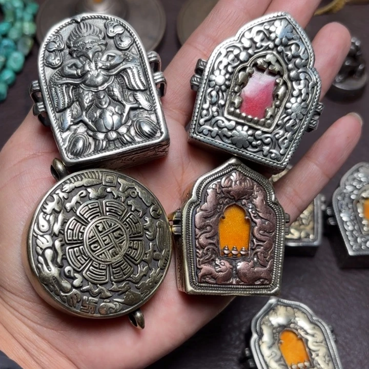 抖***农颈饰玻璃藏家元素吊坠项链手工