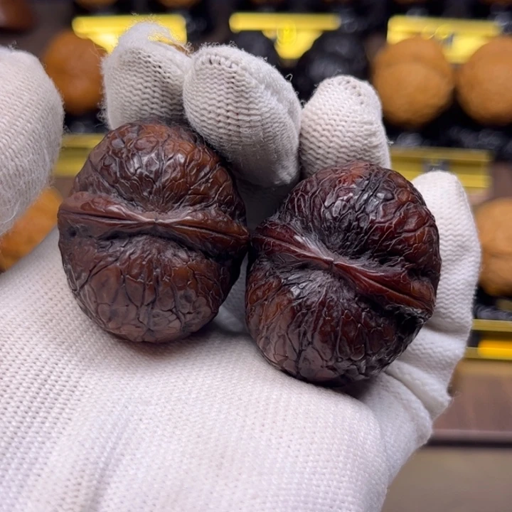 把件文玩核桃七彩元宝37尺