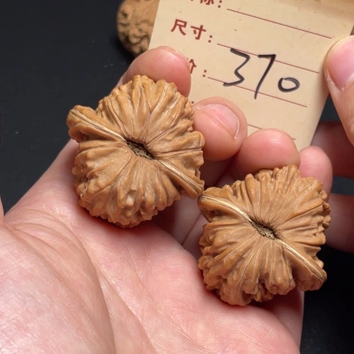 把件文玩核桃四座楼39尺全品白茬370