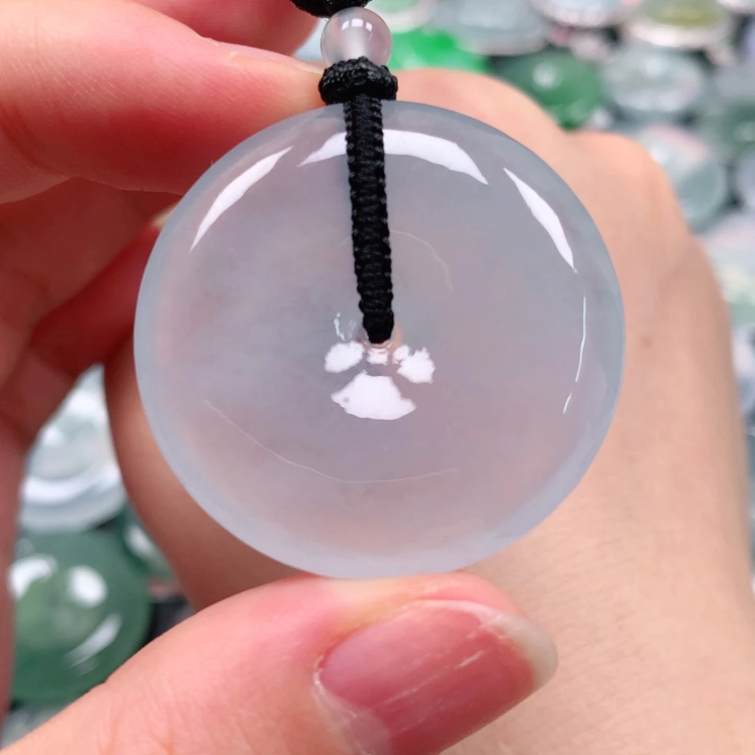 颈饰未镶嵌翡翠天然翡翠