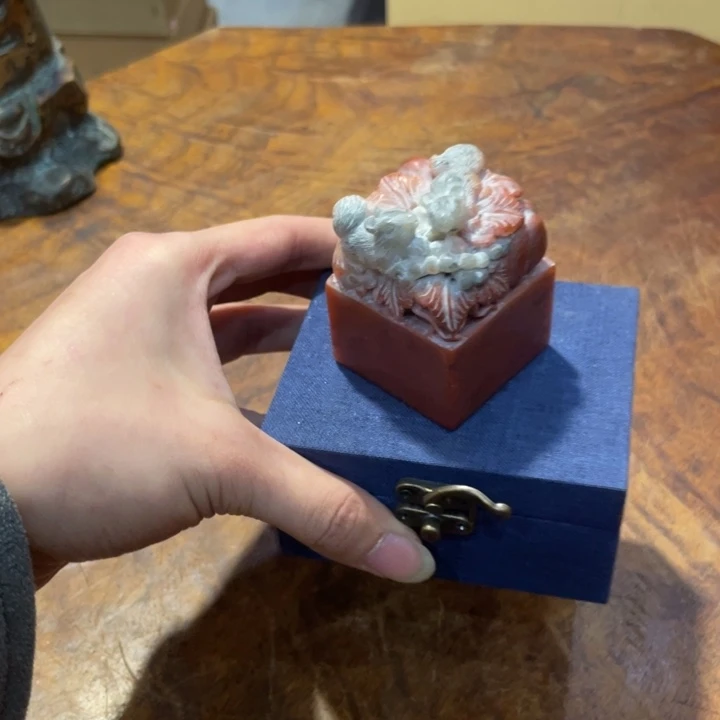 石材小六古美术工艺品摆件