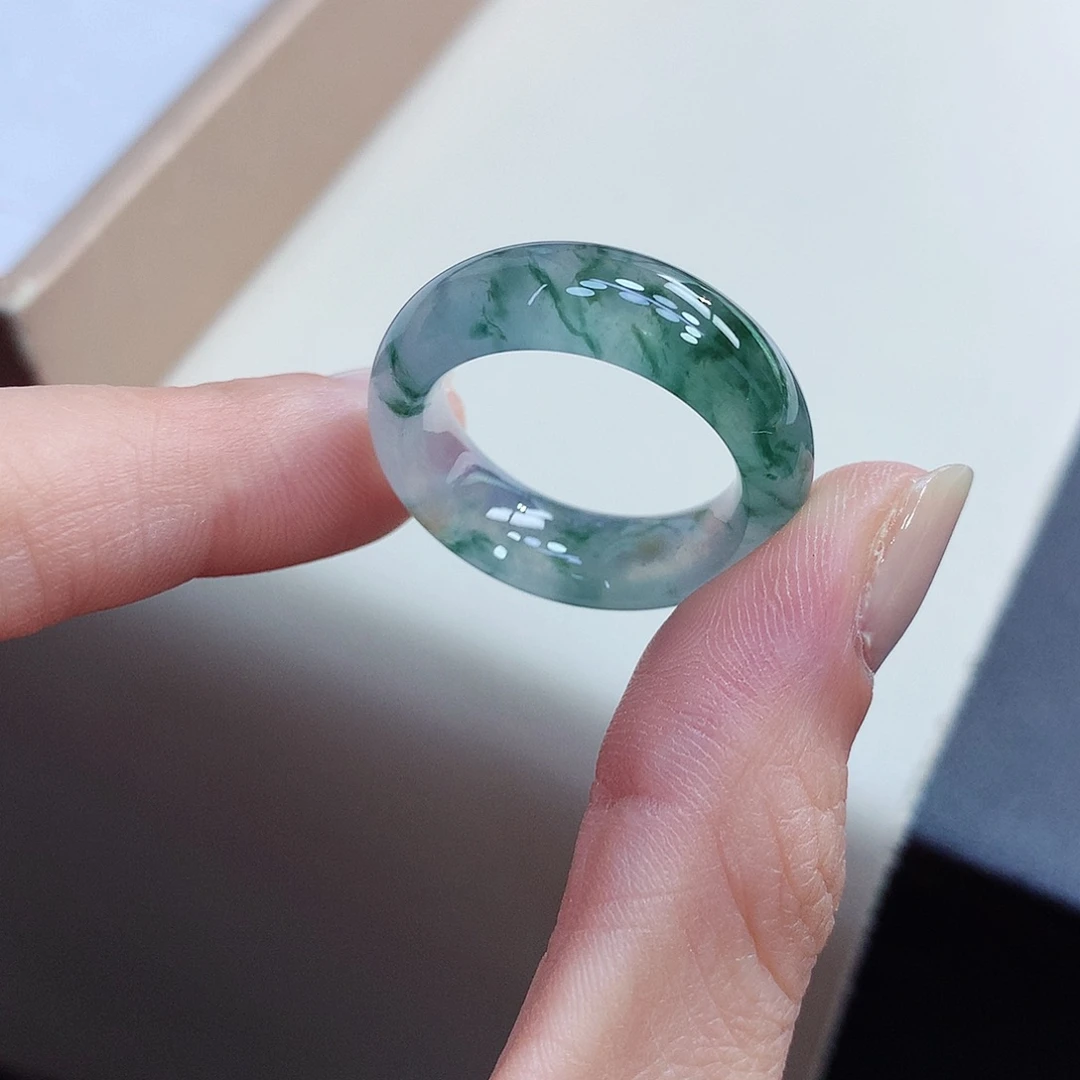 翡翠戒指未镶嵌22-23号