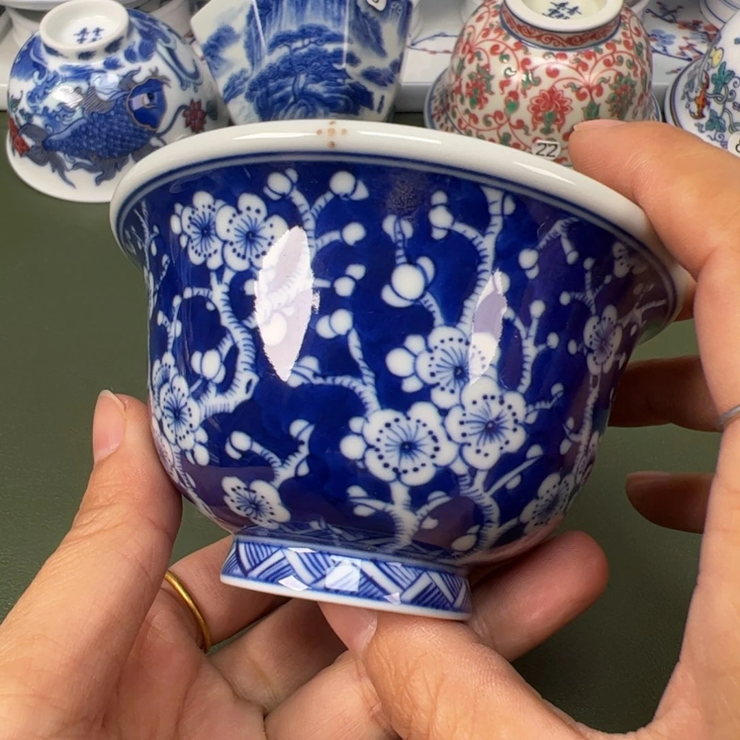 陶瓷景德镇纯手工纯手绘茶具木木54