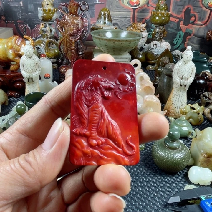 和田玉颈饰未镶嵌兵*哥