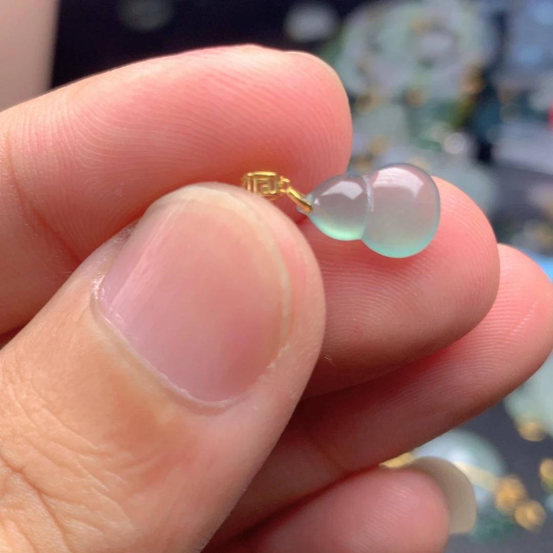 【闪购商品】翡翠18K金镶嵌颈饰翡翠