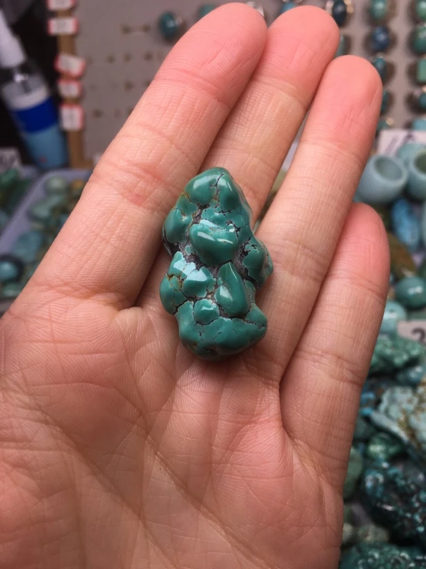 原矿绿松石随性配饰