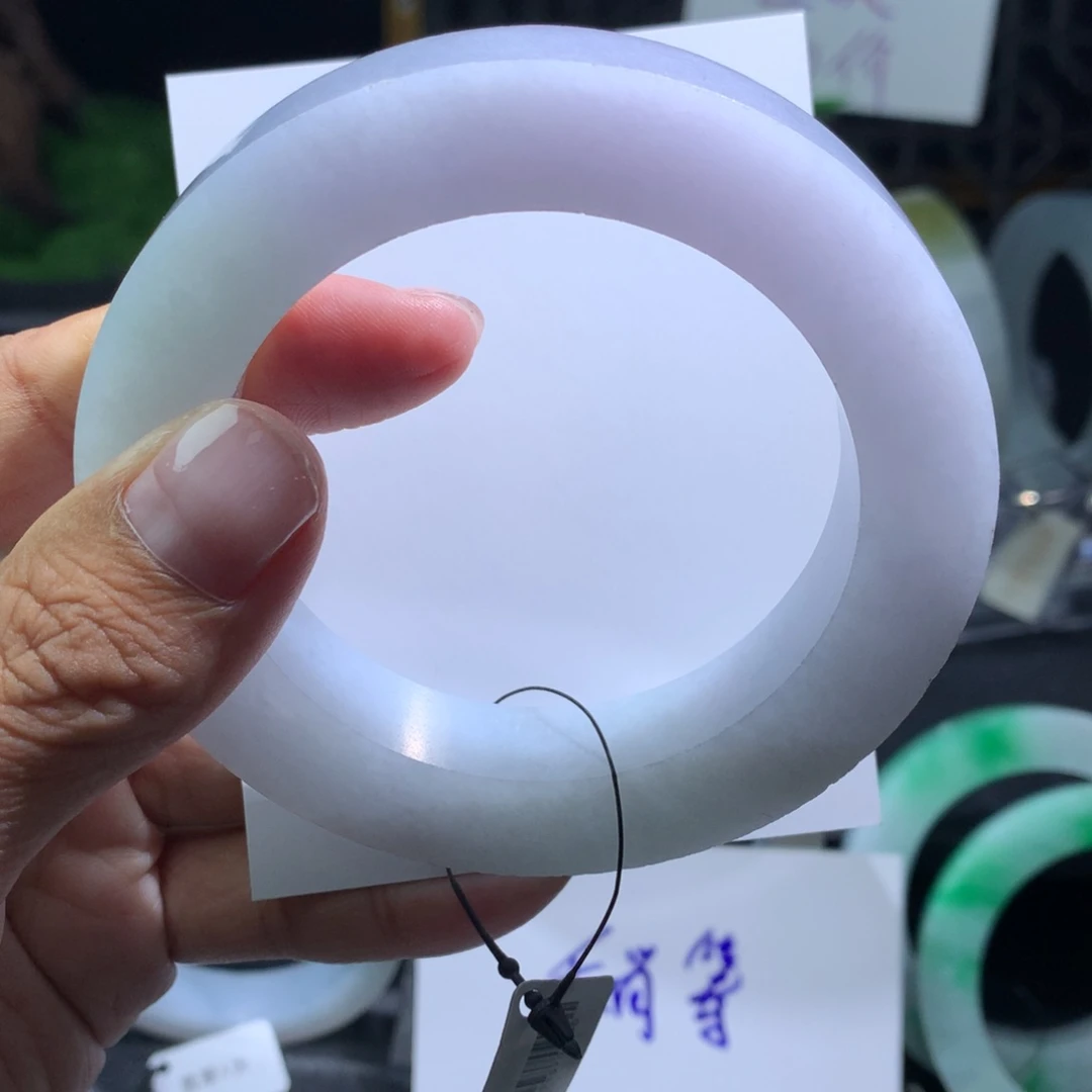 定制翡翠翡翠手镯未镶嵌开****r