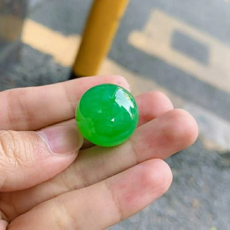 非金属布艺手链 天然绿色珠子精美满色冰透珠链