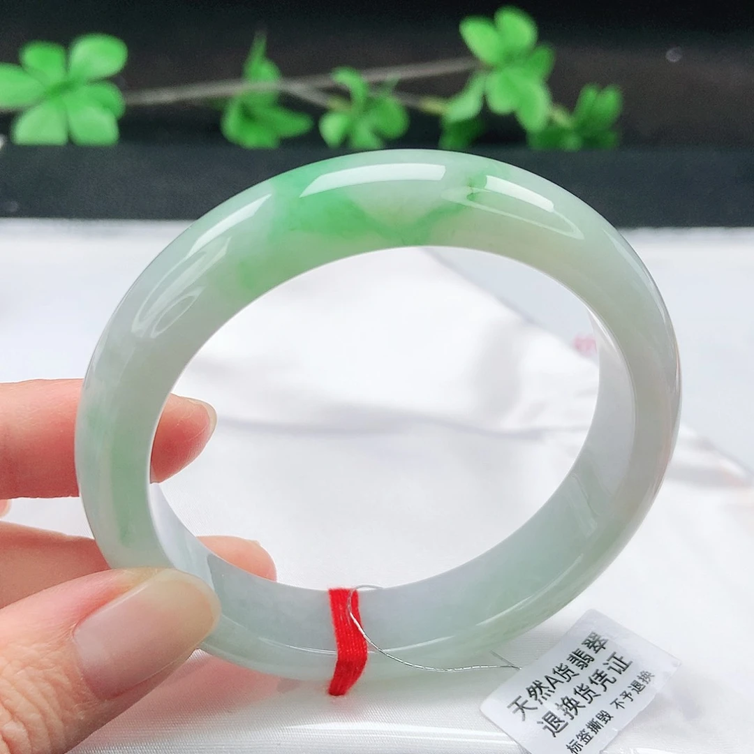 未镶嵌手镯翡翠58圈