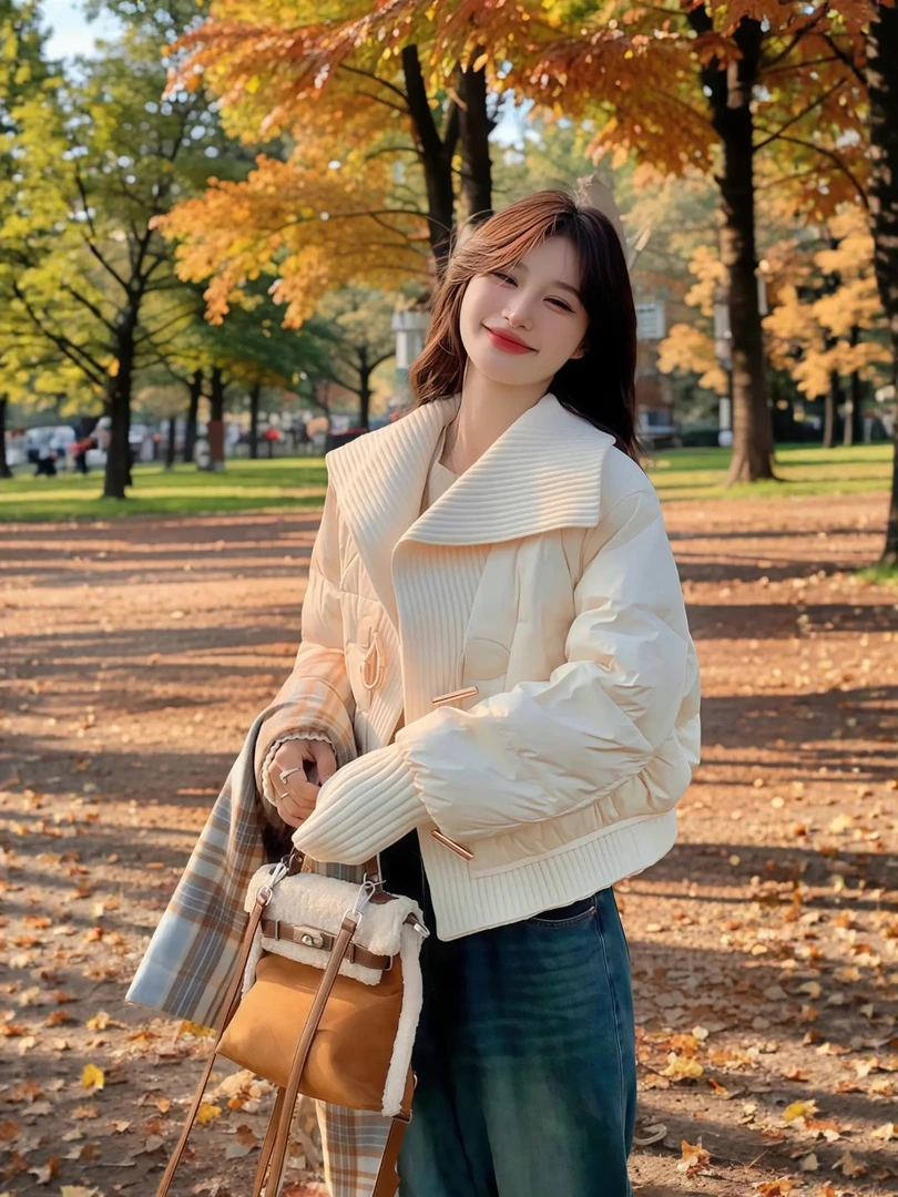 冬装巨好看的短款棉服女2025新款今年流行爆款韩系加厚棉衣外套