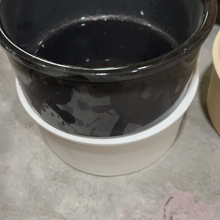 瓷片2个装陶瓷黑➕白无标