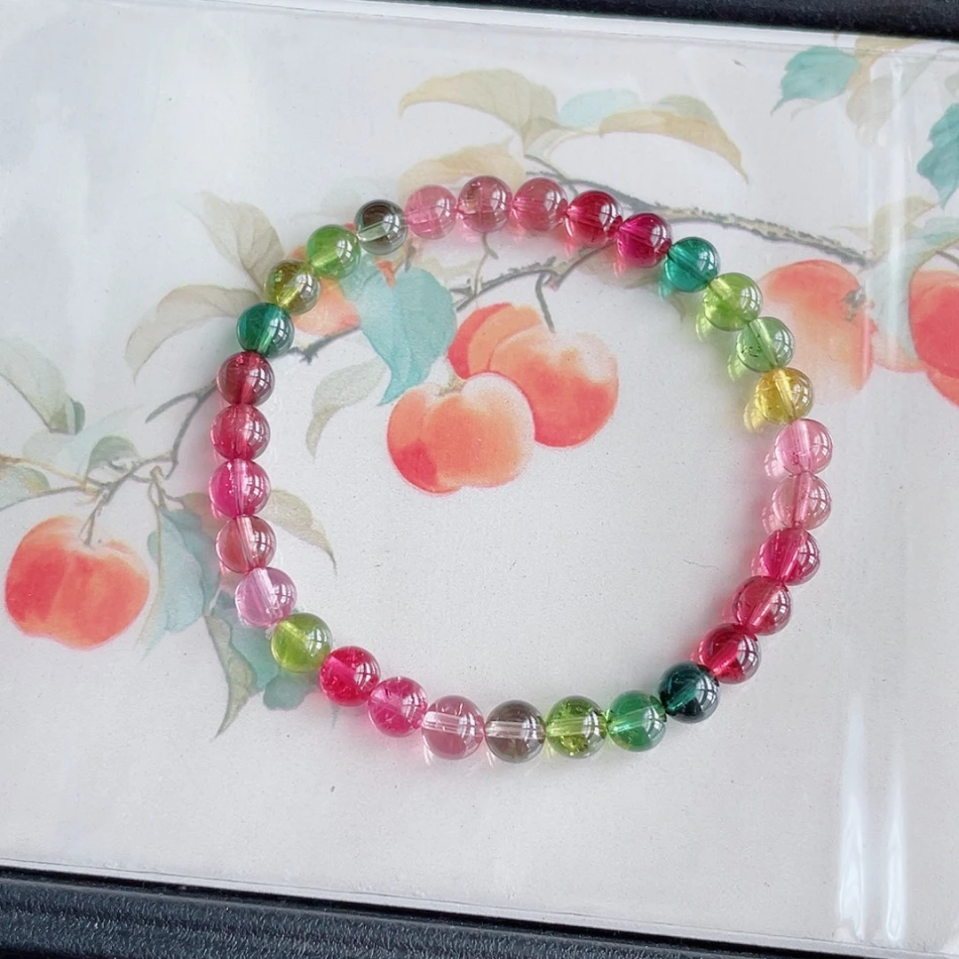 手链未镶嵌碧玺6.2mm左右