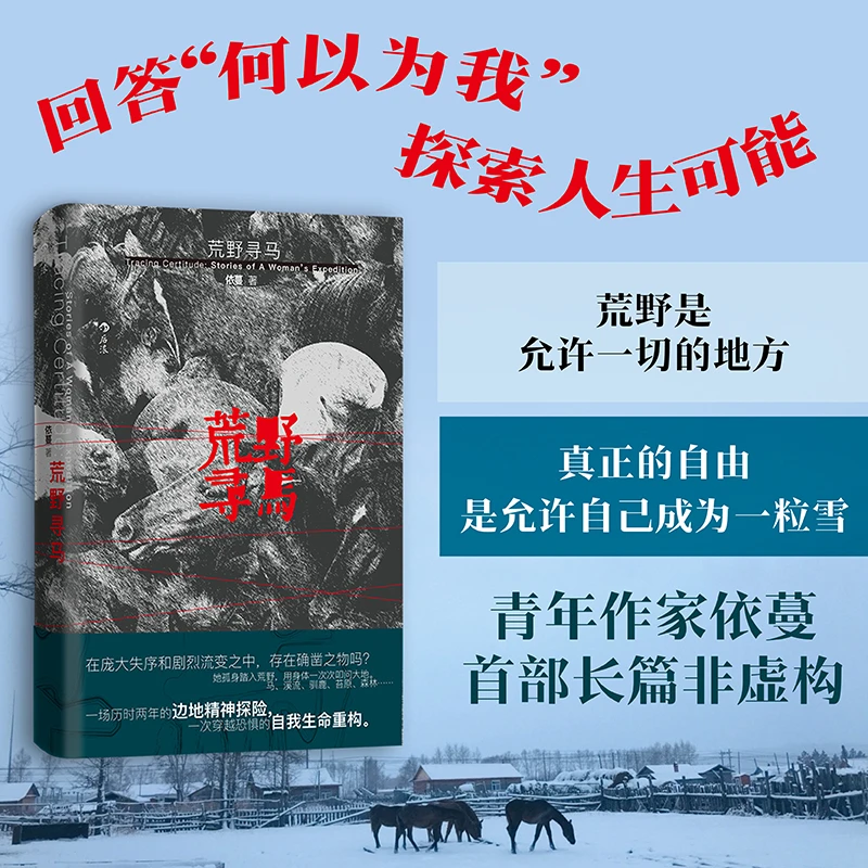 荒野寻马 真正的自由 是允许自己成为一粒雪