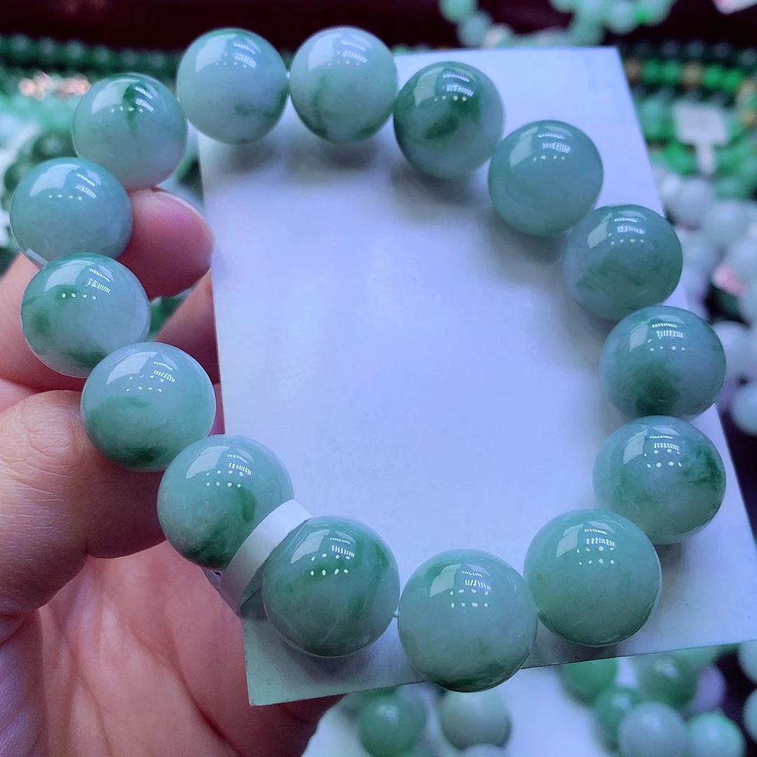 翡翠未镶嵌毛衣链