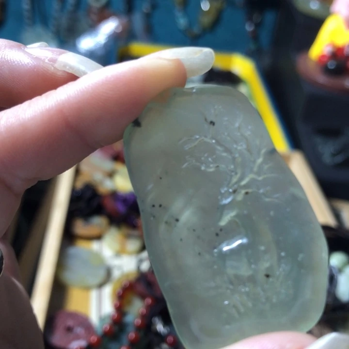 岫玉未镶嵌岫玉挂件挂件