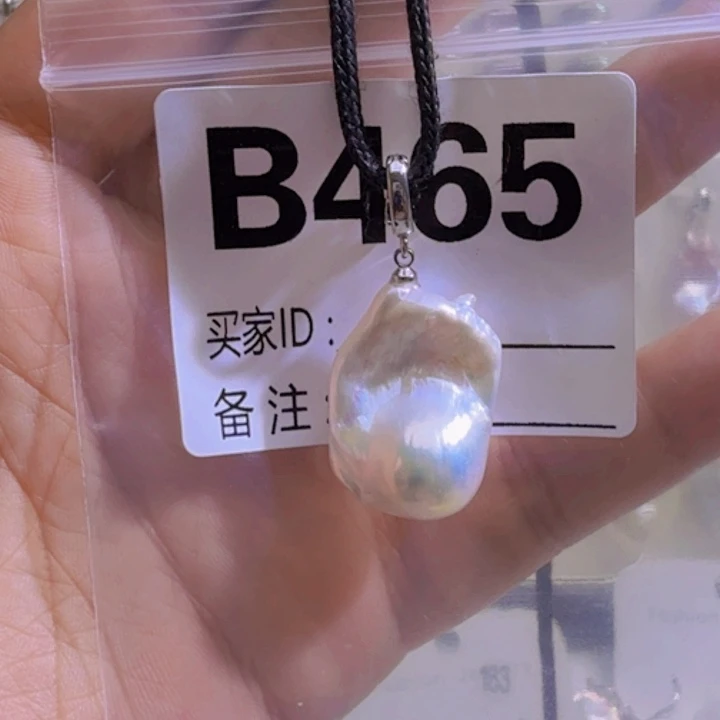 淡水珍珠银S925镶嵌颈饰