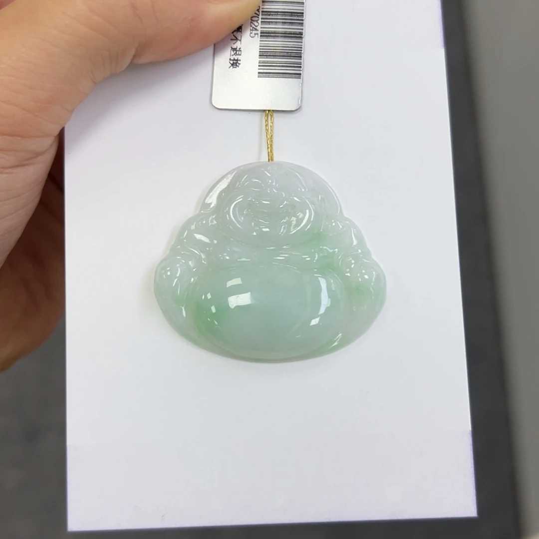 颈饰未镶嵌翡翠G*佛公