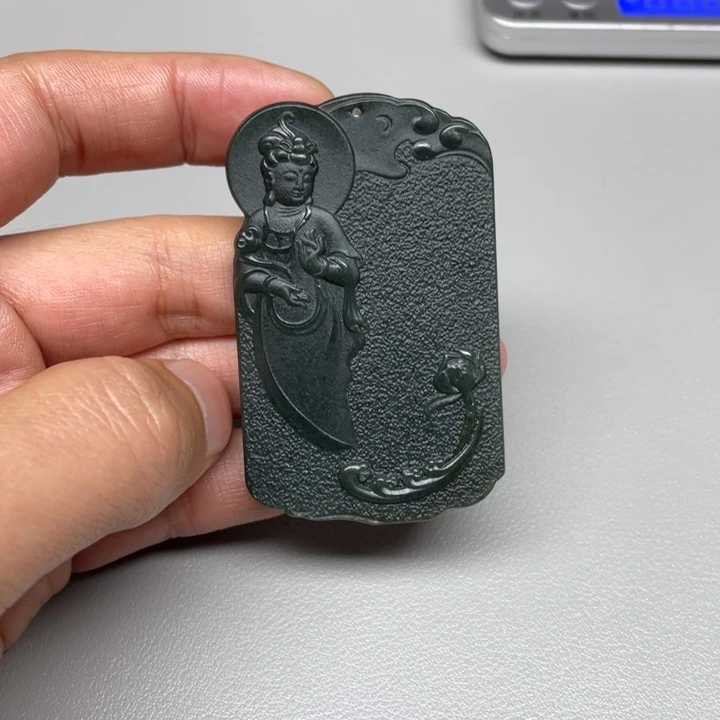 和田玉吊坠(不含链)未镶嵌藏*