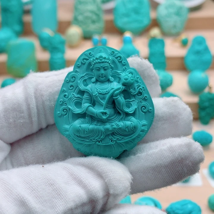 绿松石未镶嵌配饰