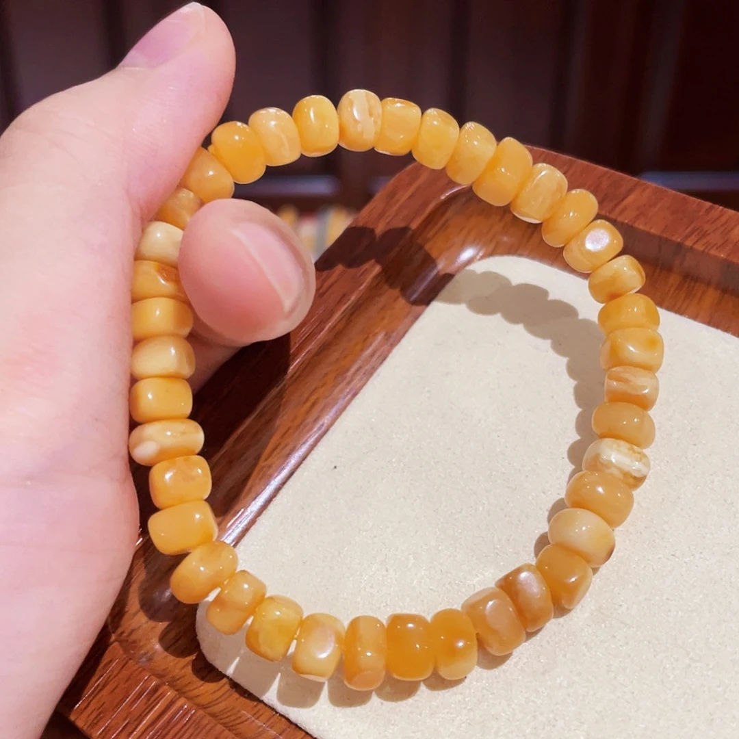 蜜蜡手链未镶嵌手串