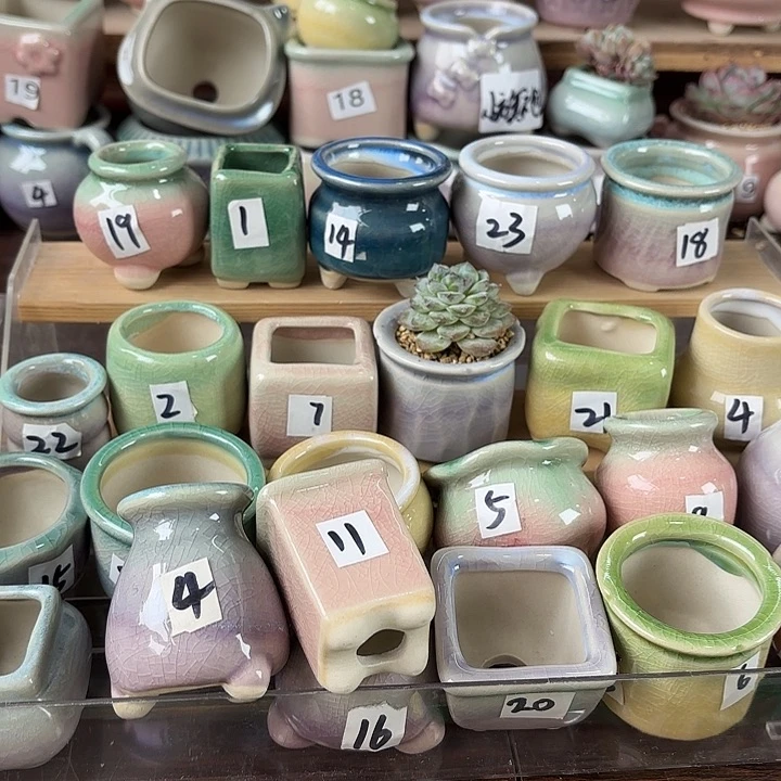 红陶量货/口高深浅搭配发12个