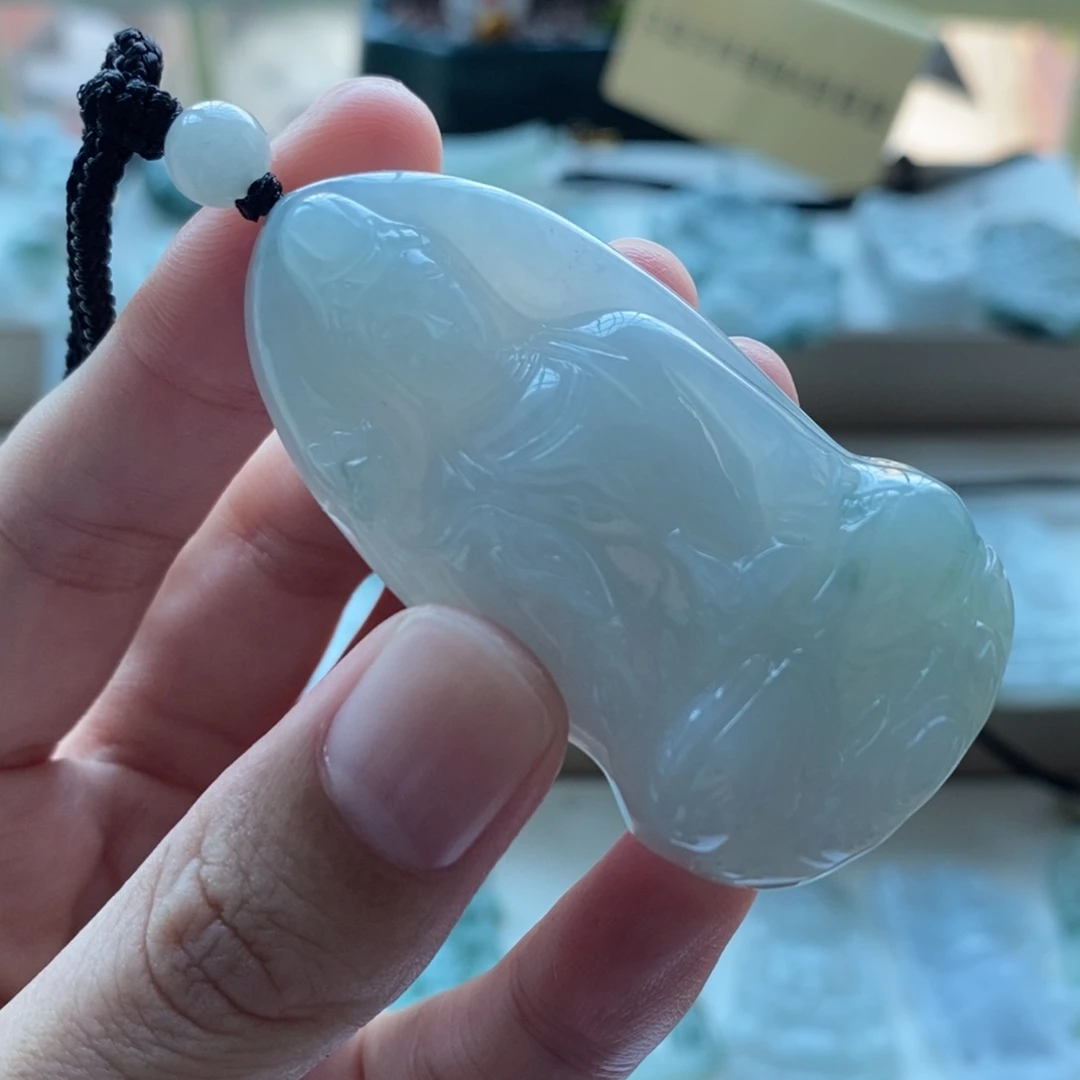 【闪购商品】颈饰未镶嵌翡翠天然缅甸A货翡翠