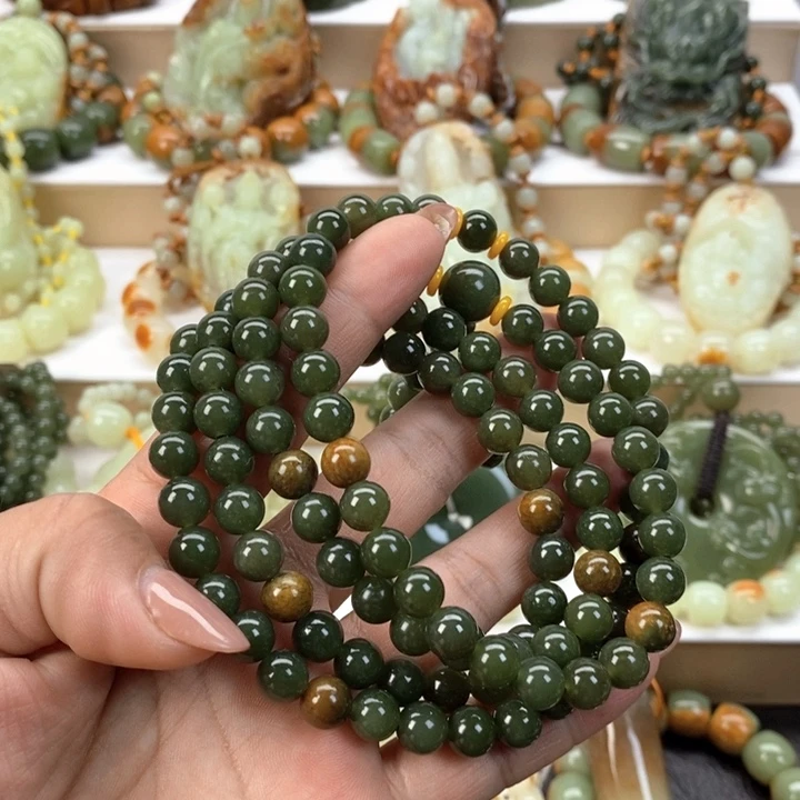 【闪购商品】透闪石质玉手链未镶嵌