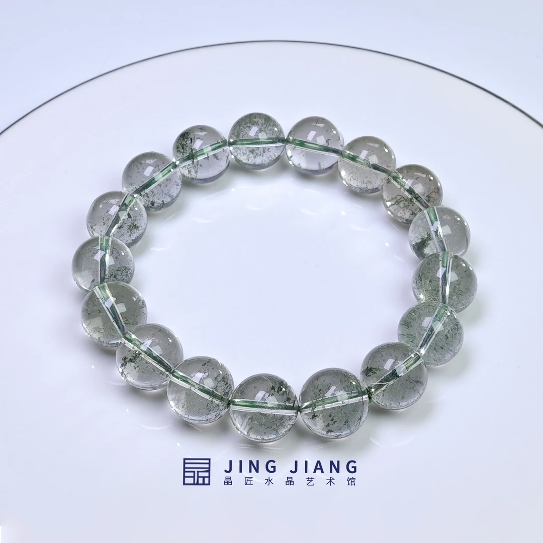晶匠绿幽灵水晶手串12mm+ 多样性发一 礼物 1