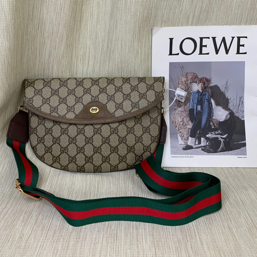 95新 GUCCI/古驰 老花单肩包/WJ09324007/4007