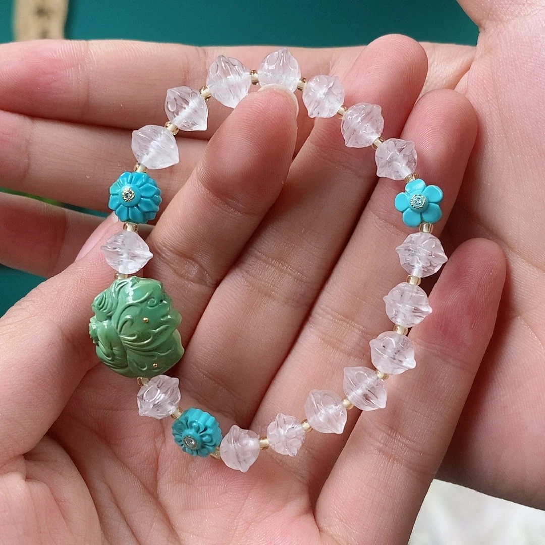 未镶嵌绿松石珠宝奇石