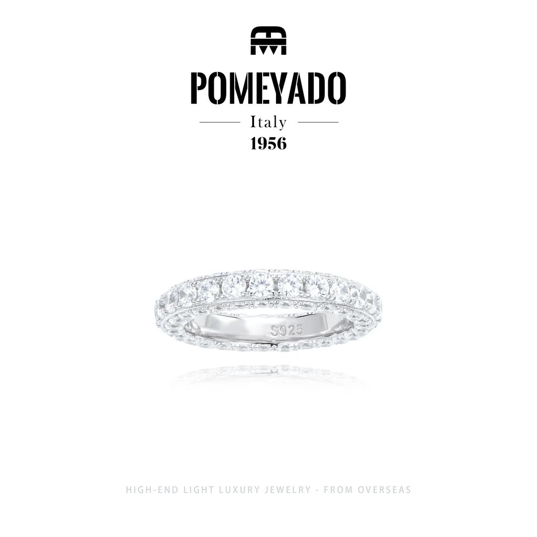 925银【星海永恒】Pomeyado满镶轻奢时尚高级戒指F3324