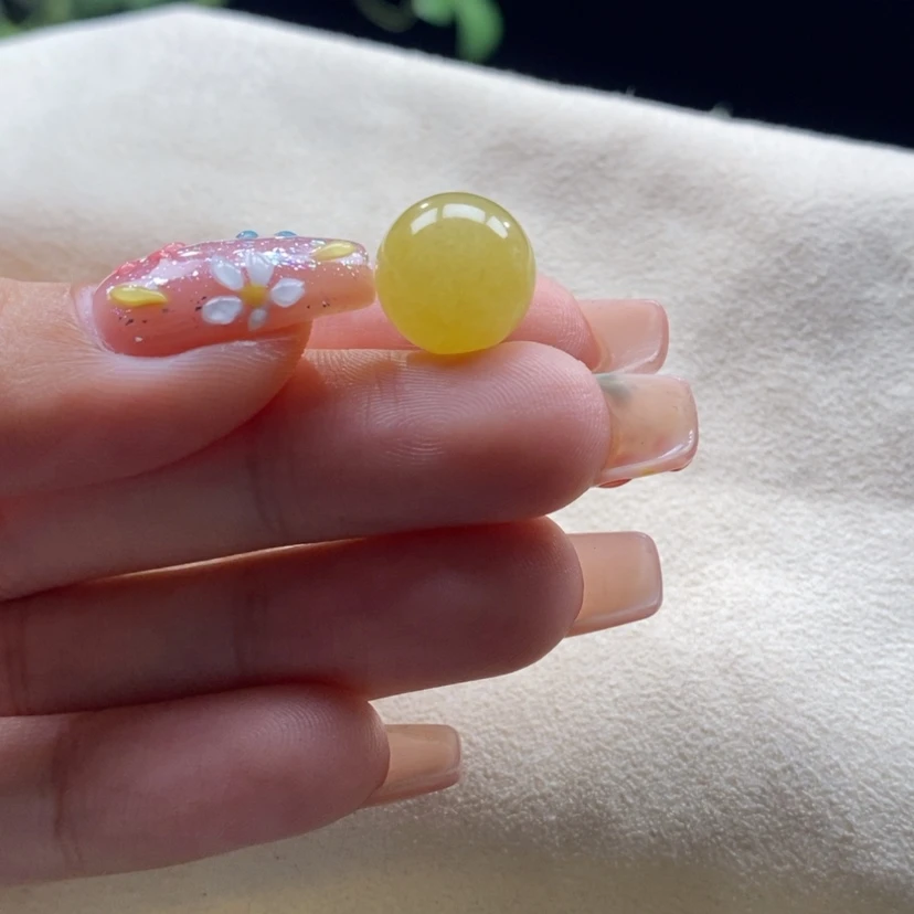 【闪购商品】翡翠颈饰未镶嵌冰黄珠卡12.3