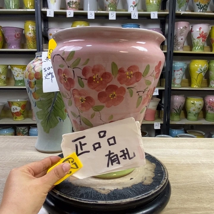 景德镇高温陶瓷花盆