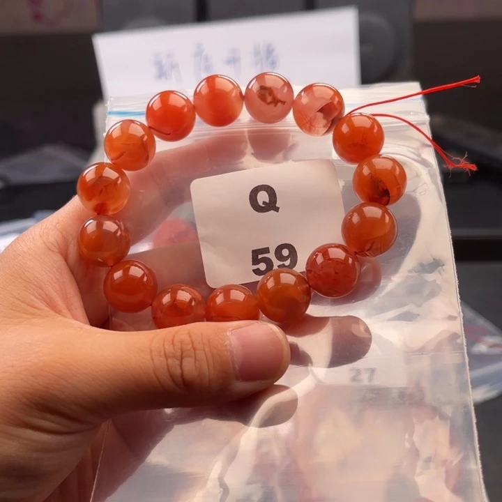 未镶嵌多样性发货默认微瑕13m m南红玛瑙