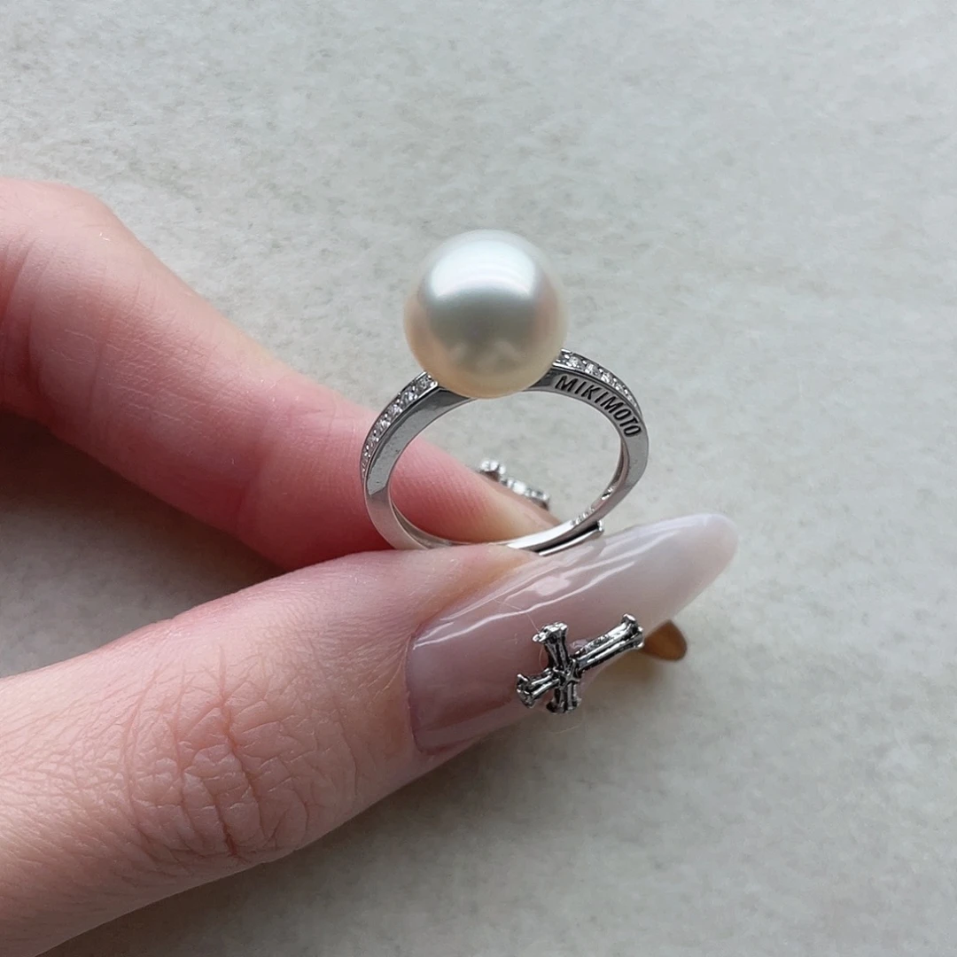 海水珍珠银S925镶嵌戒指17