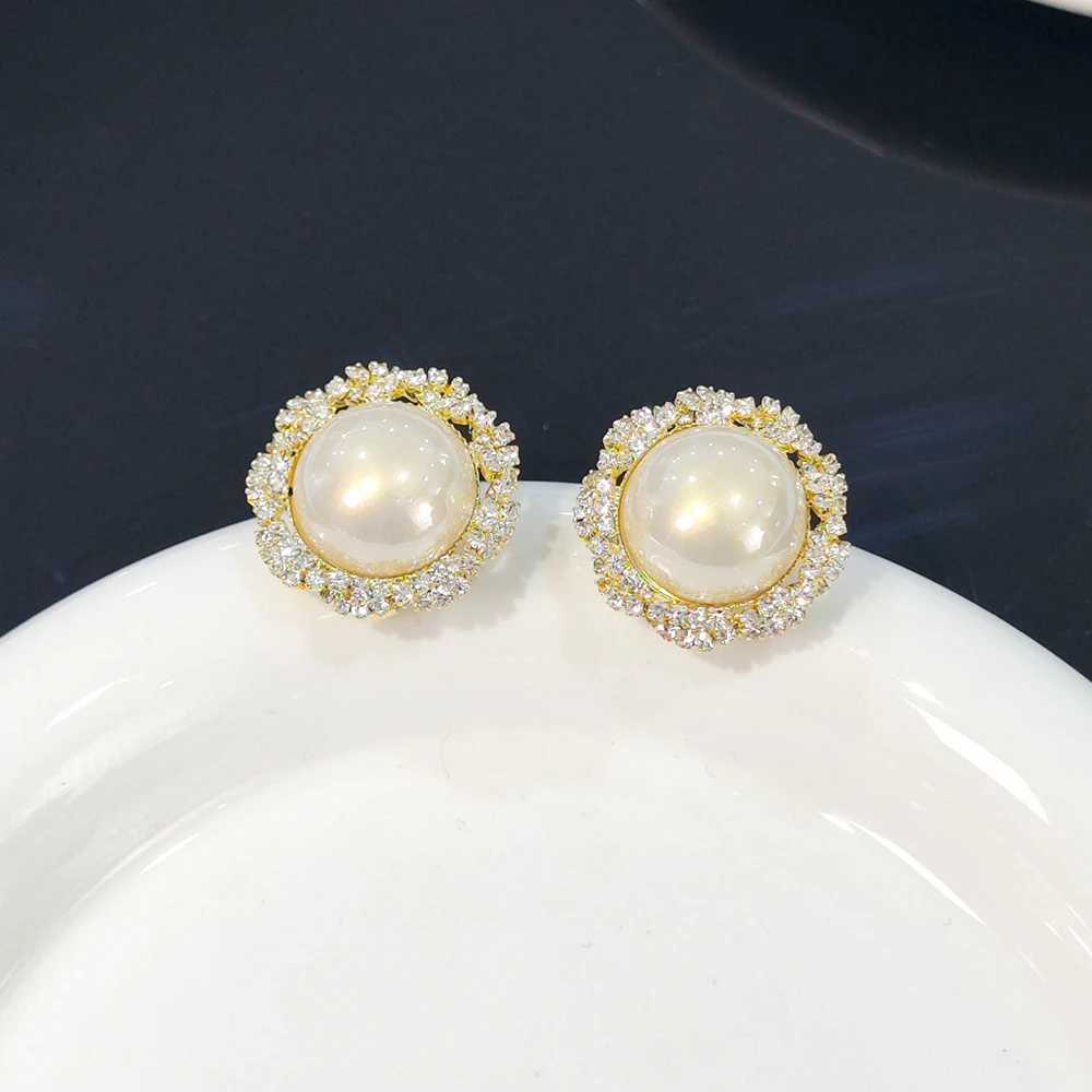 铜合金耳饰 气质轻奢时尚百搭复古法式小众精致耳环PT0347