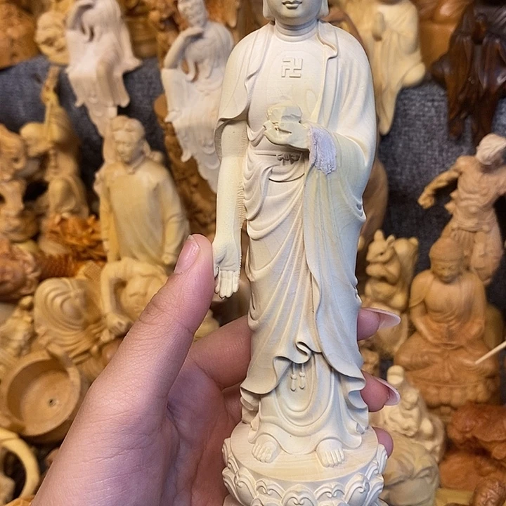 黄杨木黄杨木瑕疵阿弥陀佛