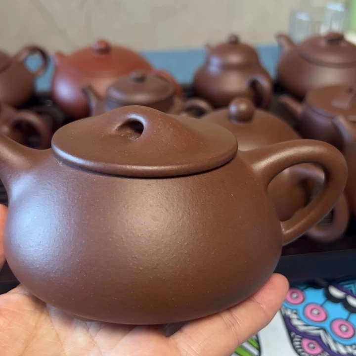 李***尔茶壶紫砂宜兴紫砂壶半手工
