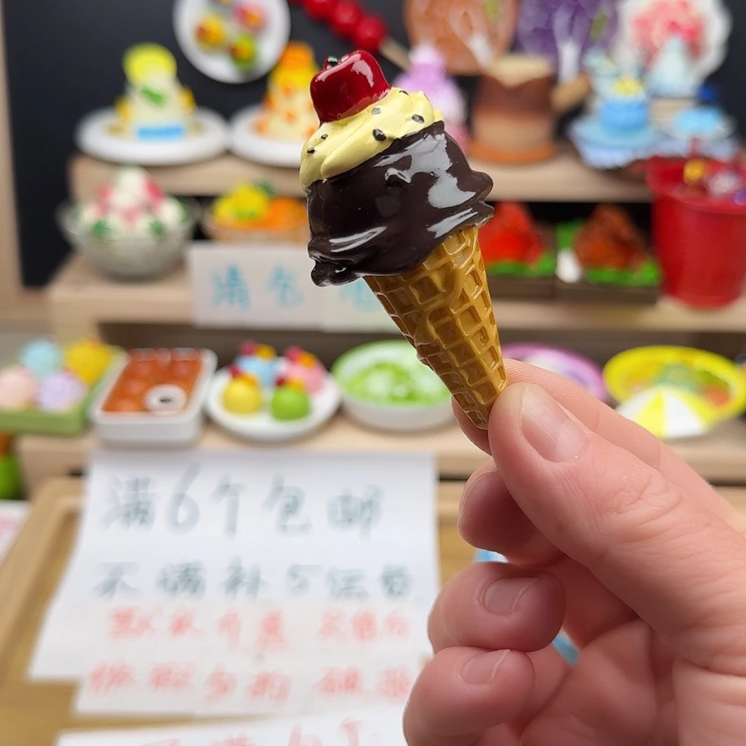 树脂食玩冰箱贴 凭开箱视频售后