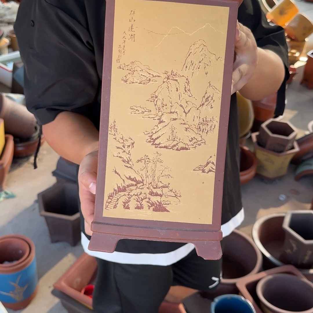 紫砂花盆瑕疵和瑕疵