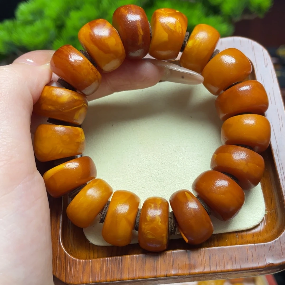 蜜蜡手链未镶嵌手串